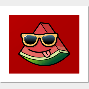 Watermelon Cartoon Posters and Art